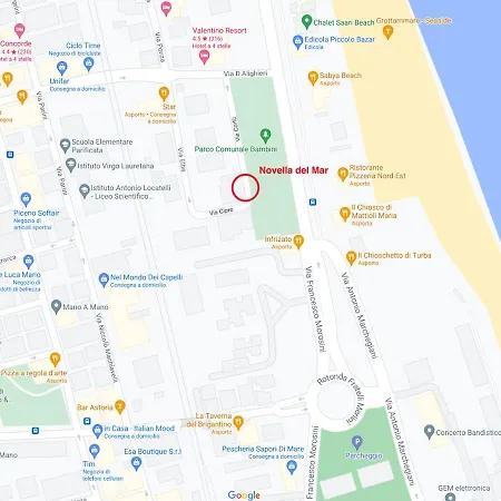 Novella Del Mar Prima Fila Dal Mare Nyaraló Grottammare